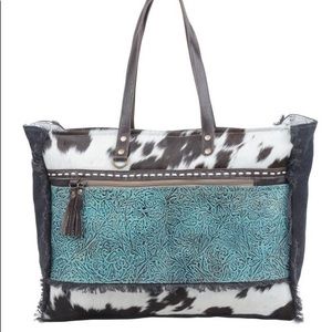 NWT Rustic Azure Weekender Bag